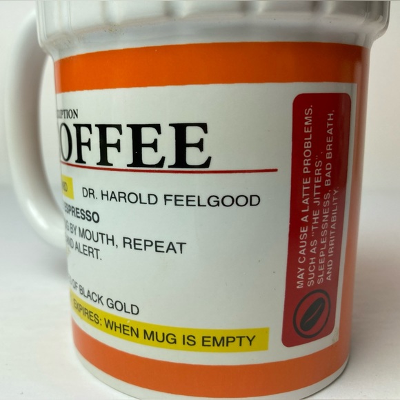 Coffee Mug - Big Mouth Toys The Prescription Pill Bottle Mug - 12 Oz. #muglife - Picture 2 of 9